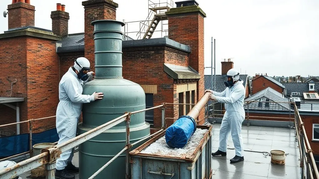 Water Tank & Flue Removal in Bloomsbury — HSE-licensed specialists